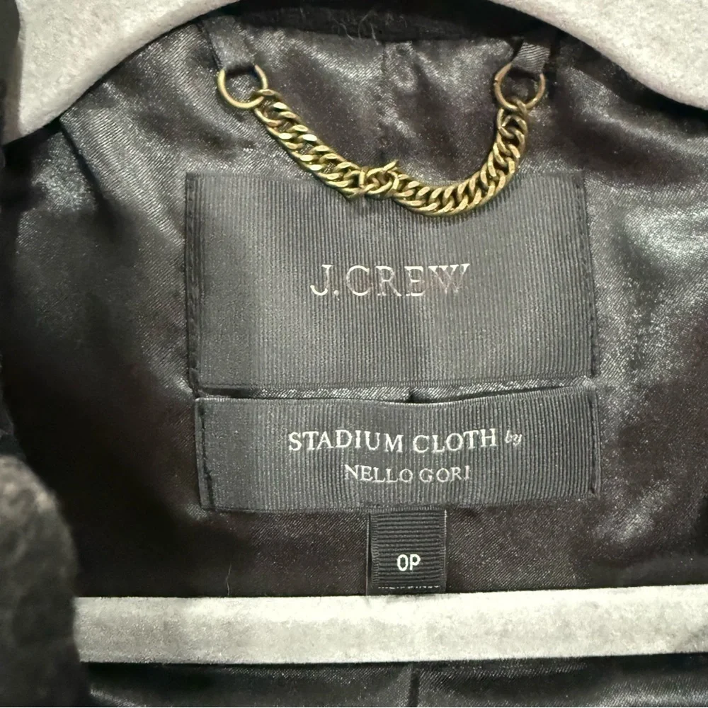 J Crew Coat Chateau Parka Italian Cloth in Black - Picture 8 of 8